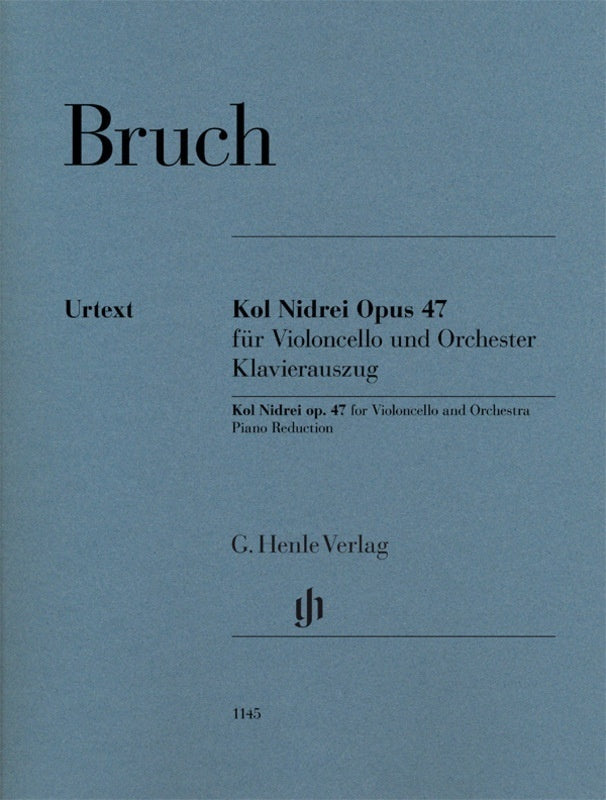 Bruch - Kol Nidrei Op 47 For Cello/Piano