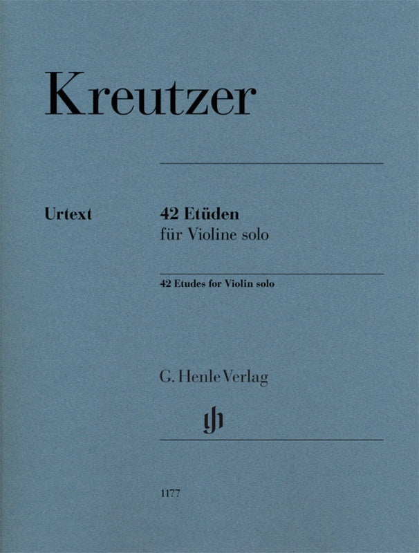 Kreutzer - 42 Etudes For Violin Solo Book (Urtext Edition)