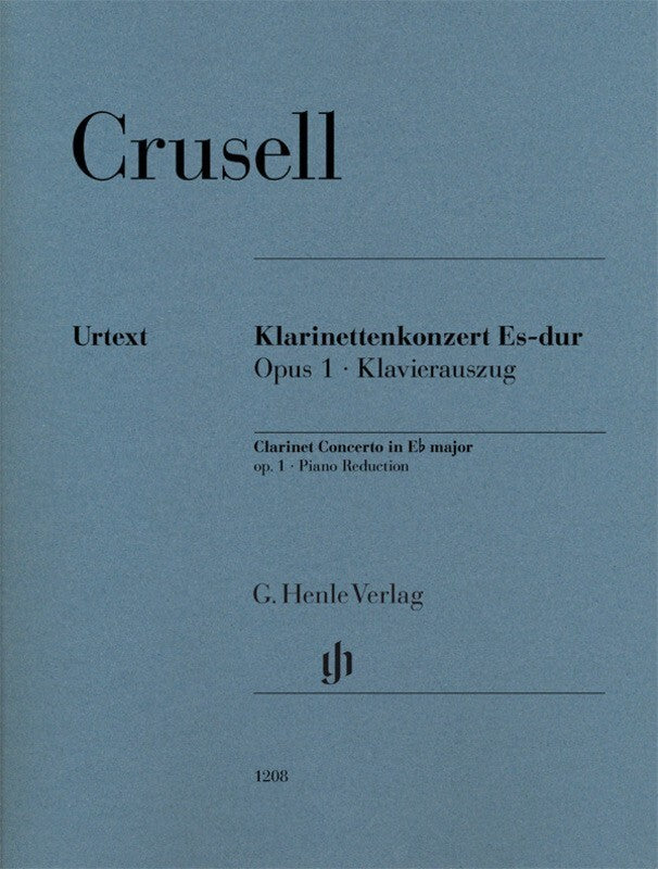 Crusell - Clarinet Concerto E Flat Op 1 Clarinet/Piano