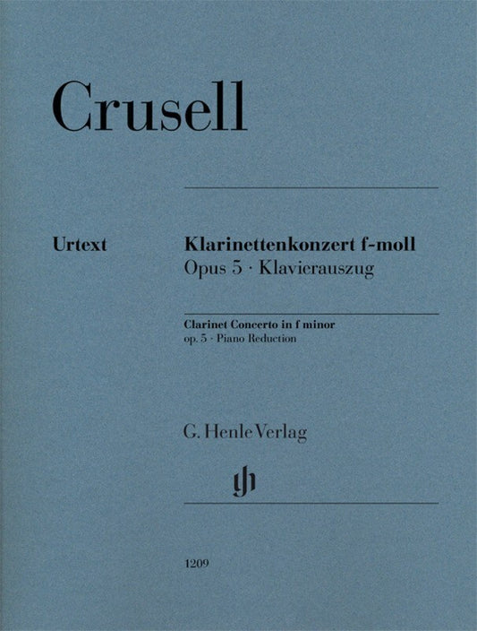 Crusell - Concerto In F Minor Op 5 Clarinet/Piano