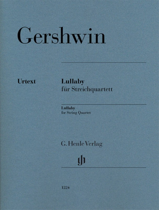 Gershwin - Lullaby For String Quartet Parts Book