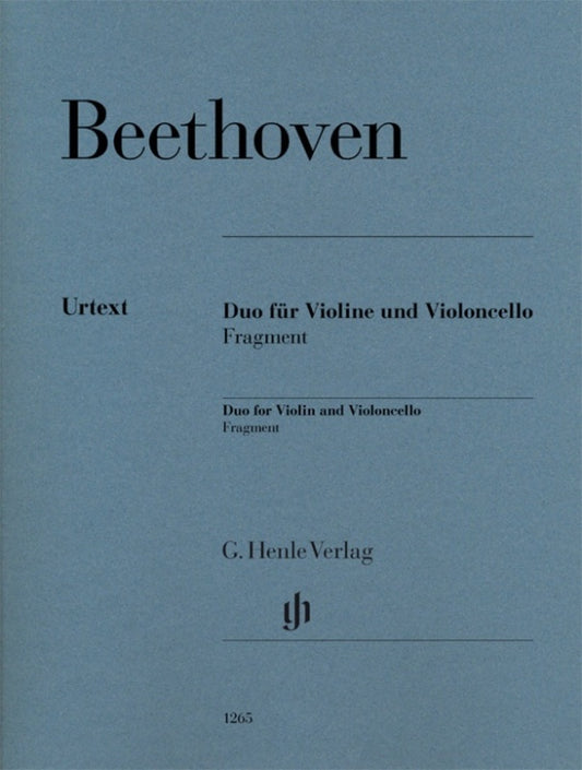 Duo For Violin & Piano Fragment