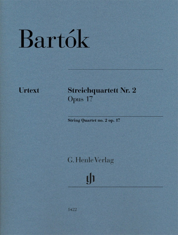 Bartok - String Quartet No 2 Op 17 Set Of Parts