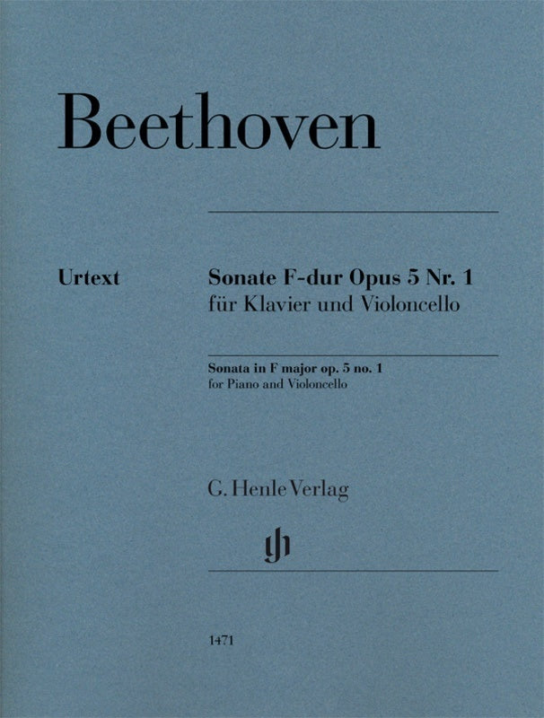 Beethoven - Sonata F Major Op 5 No 1 Cello/Piano