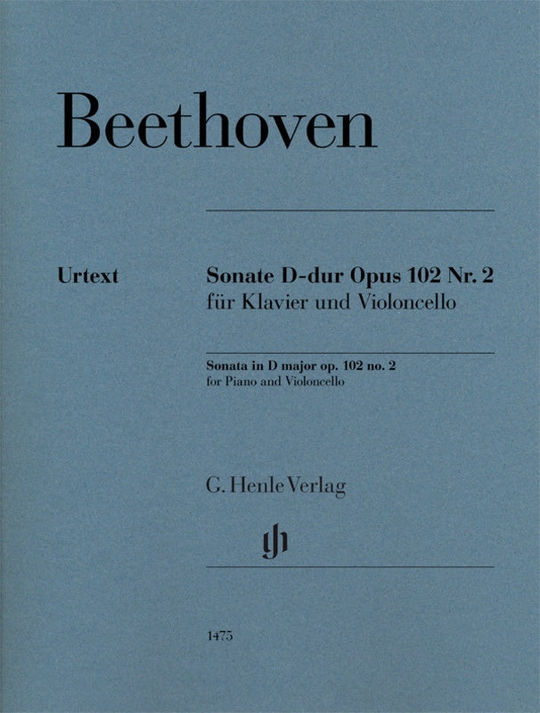 Beethoven - Sonata D Major Op 102 No 2 Cello/Piano