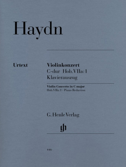 Haydn - Concerto No 1 Hob 7A No 1 C For Violin with Piano Accompaniment