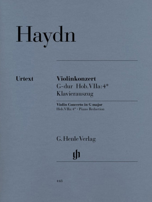 Haydn - Concerto No 2 Hob 7A No 4 G Violin with Piano Accompaniment