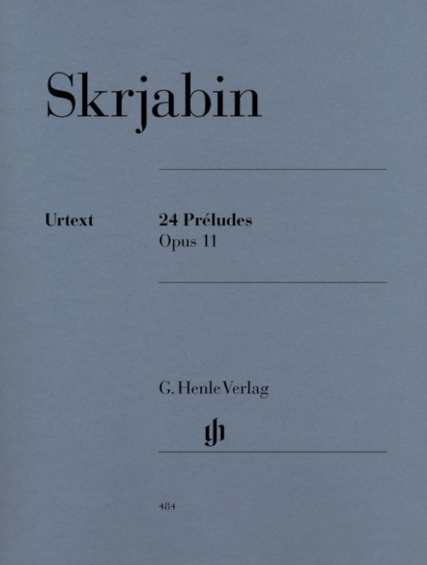 Scriabin - 24 Preludes Op 11 Piano Book