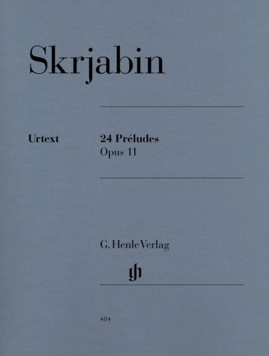 Scriabin - 24 Preludes Op 11 Piano Book