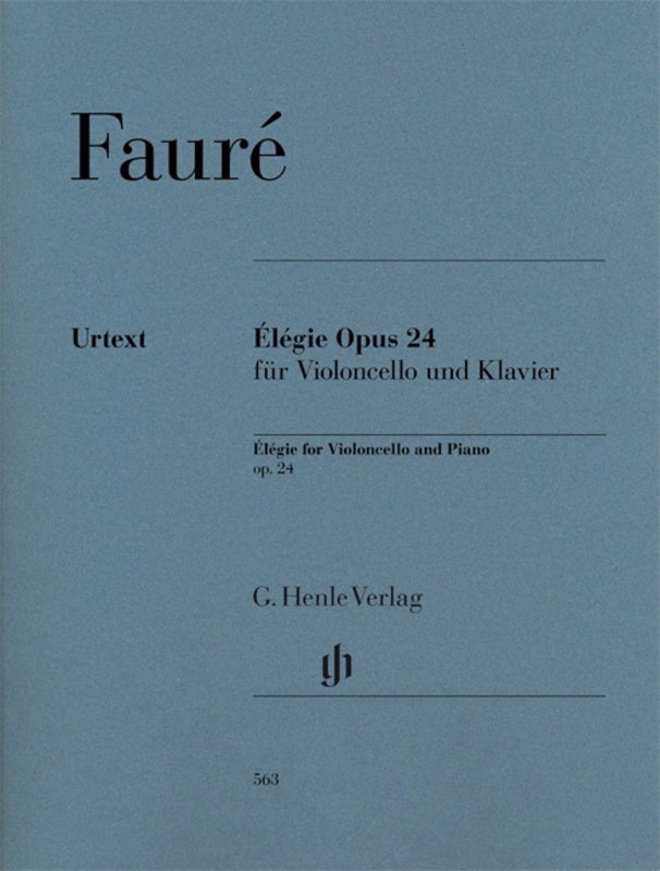 Faure - Elegie Op 24 Cello & Piano