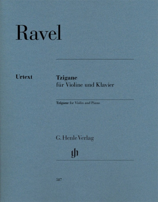 Ravel - Tzigane For Violin with Piano Accompaniment