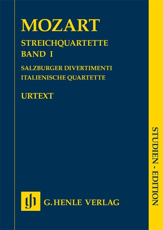 Mozart - String Quartets Vol 1 Study Score