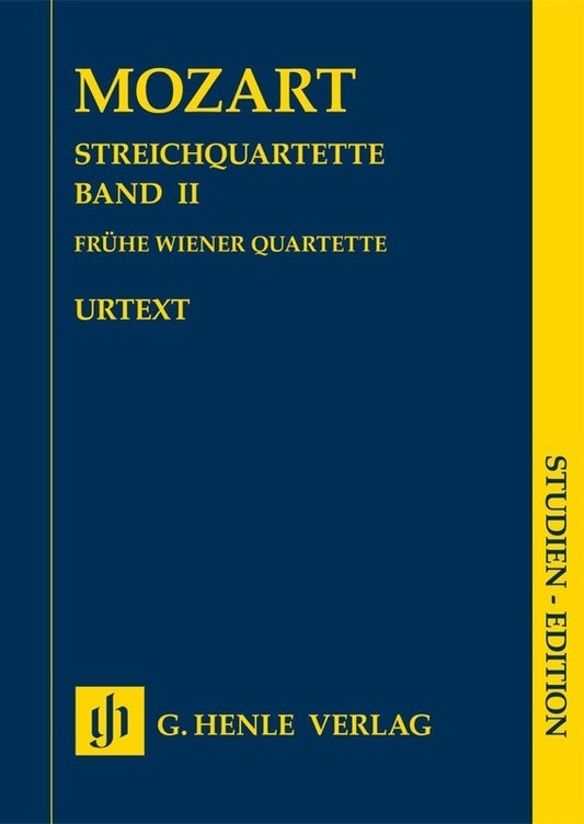 Mozart - String Quartets Vol 2 Study Score