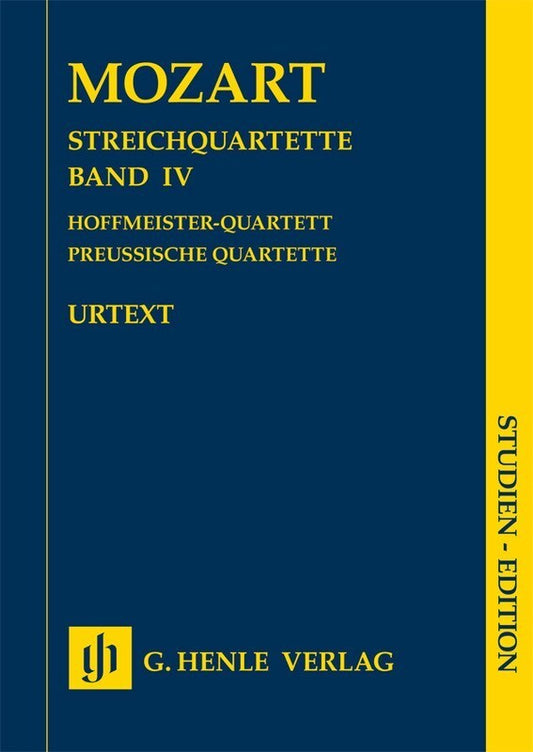 Mozart - String Quartets Vol 4 Study Score