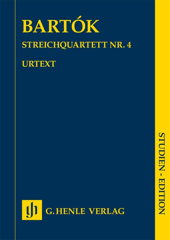 Bartok - String Quartet No 4 Study Score Urtext