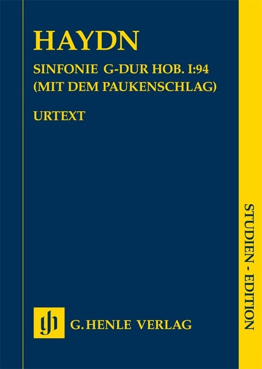 Haydn - Symphony G Major Hob I:94 Surprise Study Score