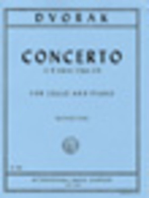 Concerto B Min Op 104 Ed Rose Vlc Pno