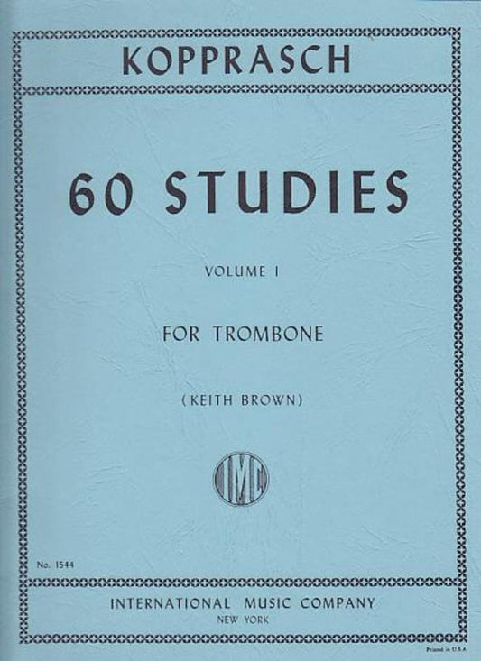 Kopprasch - 60 Studies Vol 1 Trombone