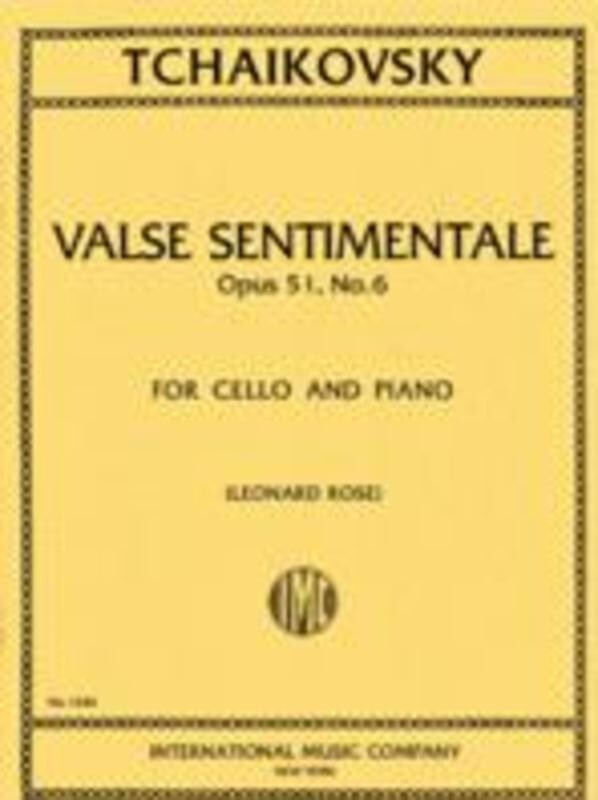 Tchaikovsky - Valse Sentimentale Op 51 No 6 Cello/Piano