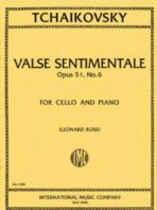 Tchaikovsky - Valse Sentimentale Op 51 No 6 Cello/Piano