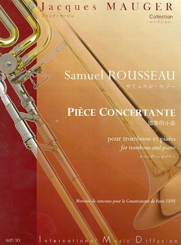 Rousseau - Piece Concertante For Trombone/Piano