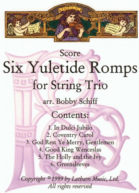 6 Yuletide Romps For String Trio Sc/Pts