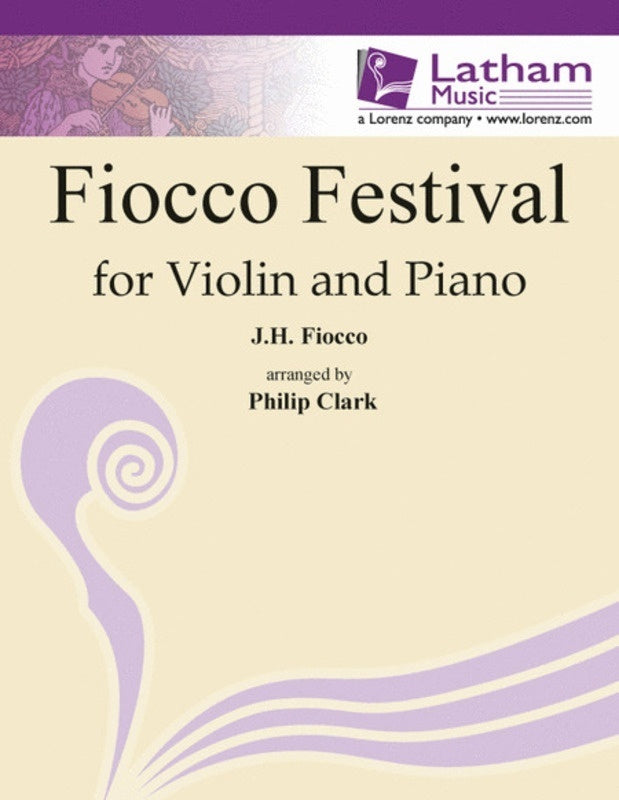 Fiocco Festival For Violin with Piano Accompaniment Book