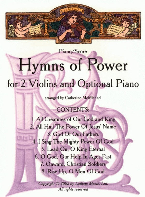 Hymns Of Power For 2 Violins with Piano Accompaniment