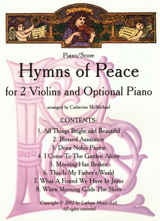 Hymns Of Peace For 2 Violins with Piano Accompaniment