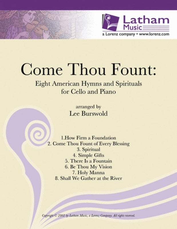 Come Thou Font 8 Pieces For Cello/Piano Arr Burswold