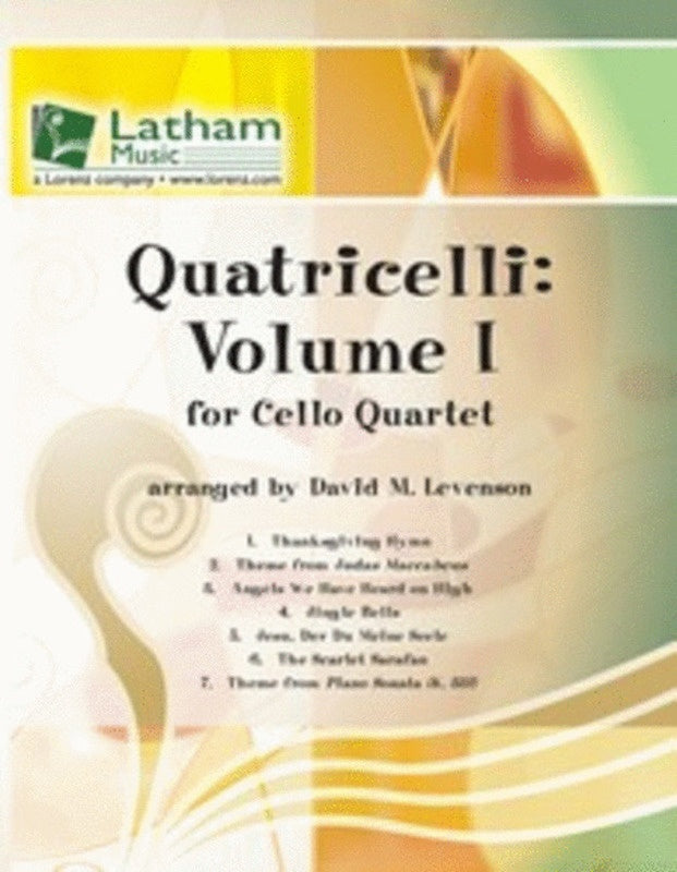 Quatricelli Vol 1 For Cello Quartet Arr Levenson Sc/Pts