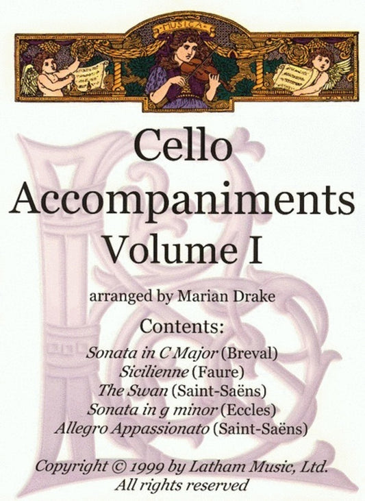 Cello Accompaniments Vol 1  Arr Drake