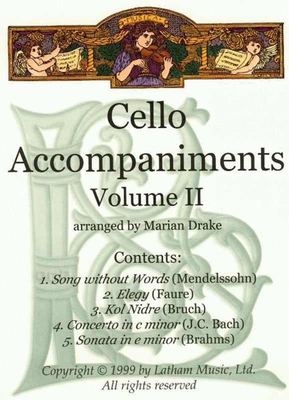 Cello Accompaniments Vol 2  Arr Drake