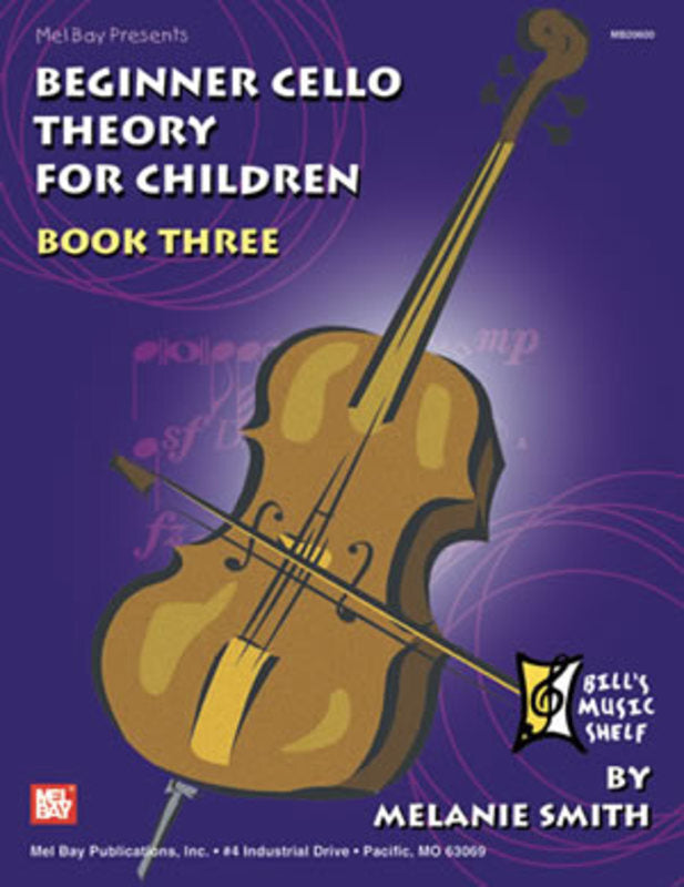 Beginner Cello Theory For Children Bk 3