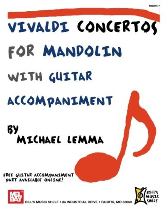 Vivaldi Concertos For Mandolin With Guitar Accomp