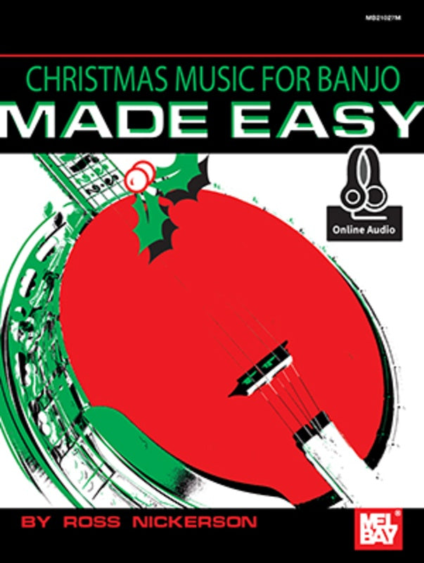 Christmas Music For Banjo Made Easy - Book/Ola