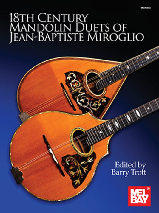 18th Century Mandolin Duets Of Jean-Baptiste Miroglio Book