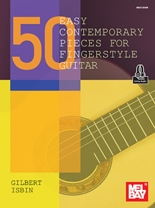 Isbin - 50 Easy Contemporary Pieces Fingerstyle Guitar Bk/Ol