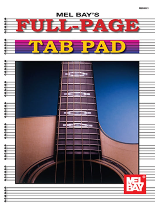 Full Page Tab 46 pages Pad For Guitar/Banjo/Mandolin