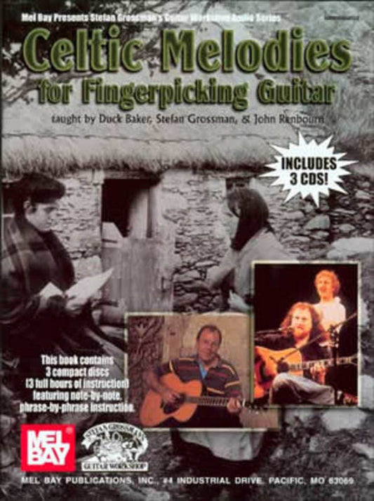 Celtic Melodies For Fingerpicking Guitar Bk/3Cds