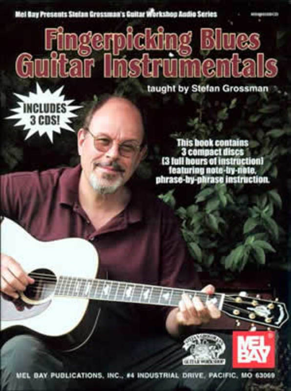 Fingerpicking Blues Guitar Instrumentals Bk/3Cds