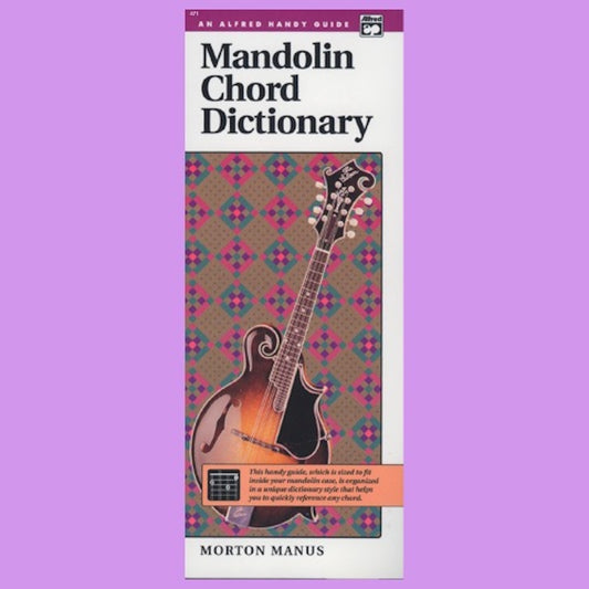 Mandolin Chord Dictionary Small Handy Guide Book