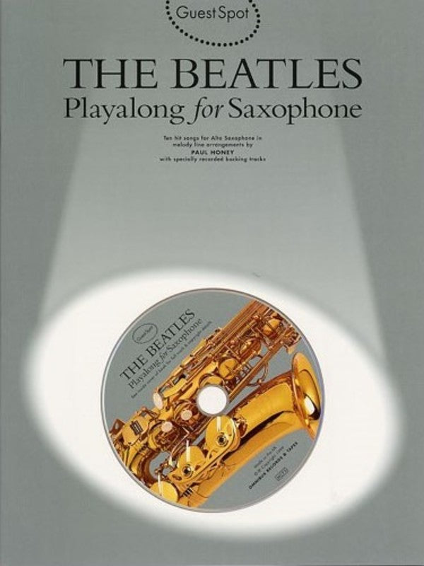 Guest Spot - The Beatles Play Along Alto Saxophone Book/Cd