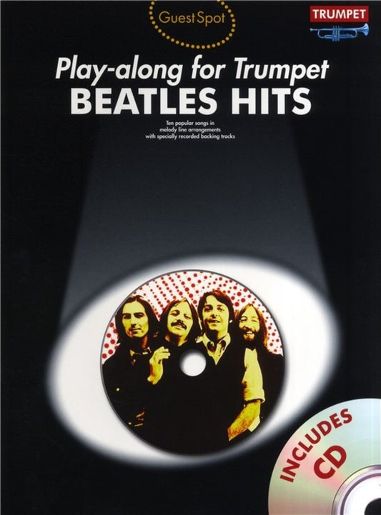 Guest Spot - Beatles Hits Play Along Trumpet Book/Cd