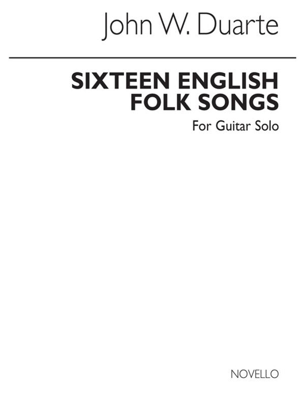 John Duarte - 16 English Folk Songs For Guitar Book