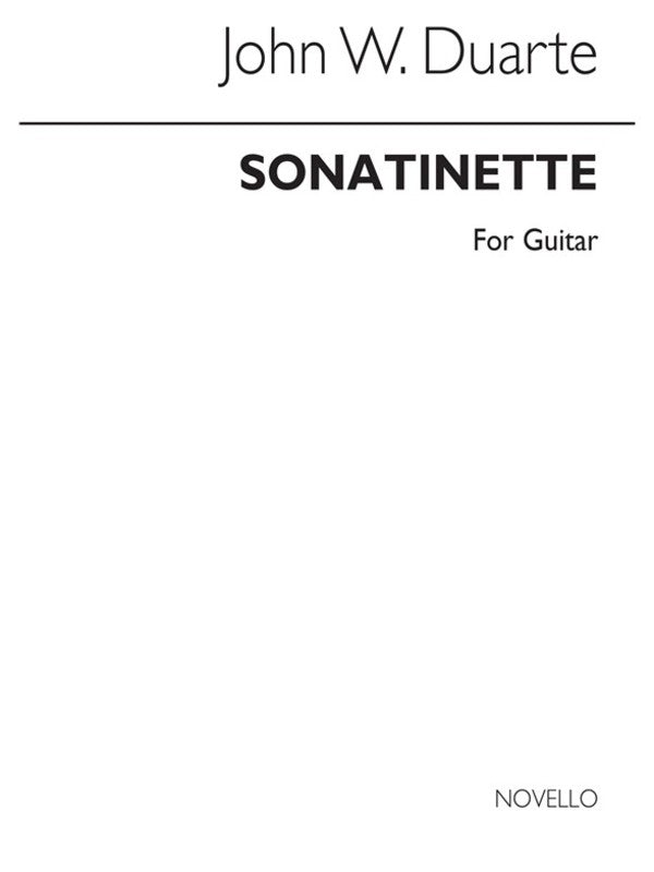 Duarte Sonatinette For Guitar(Arc)