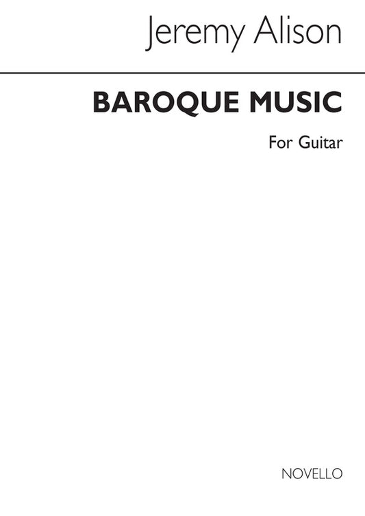 Baroque Music For Guitar Arr Allison