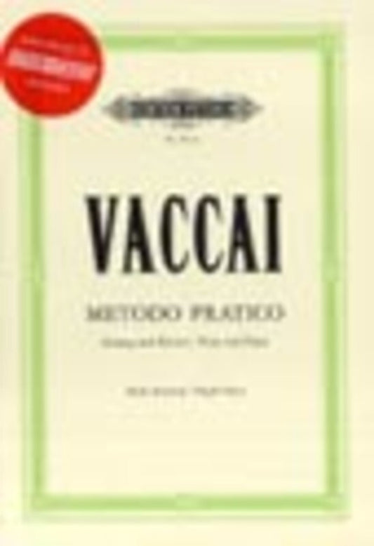 Vaccai - Practical Method High Voice Bk/Cd