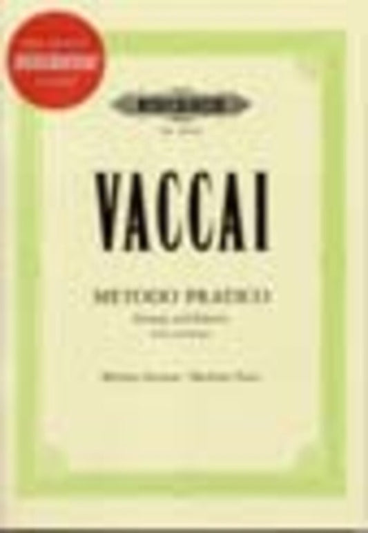 Vaccai - Practical Method Medium Voice Bk/Cd