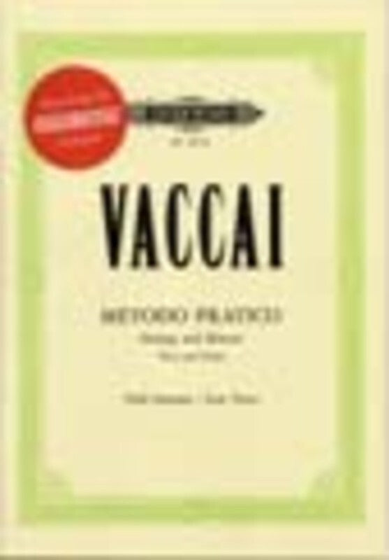 Vaccai - Practical Method Low Voice Bk/Cd